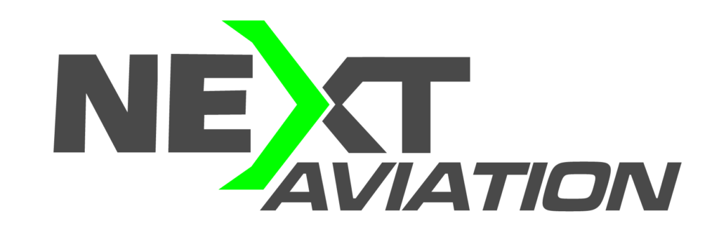 NEXT Aviation logo grey